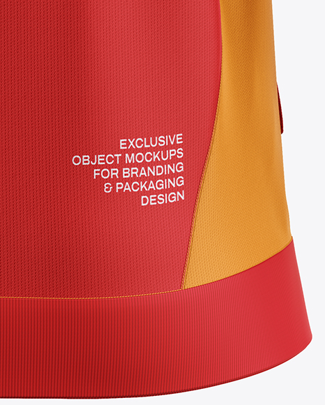 Long Sleeve Training Jacket Mockup - Back View