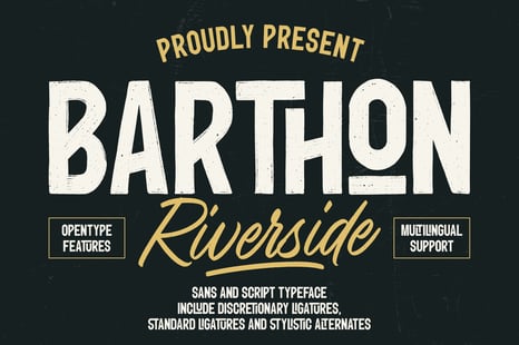 Barthon Riverside - Fonts