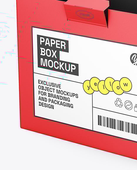 Paper Box Mockup