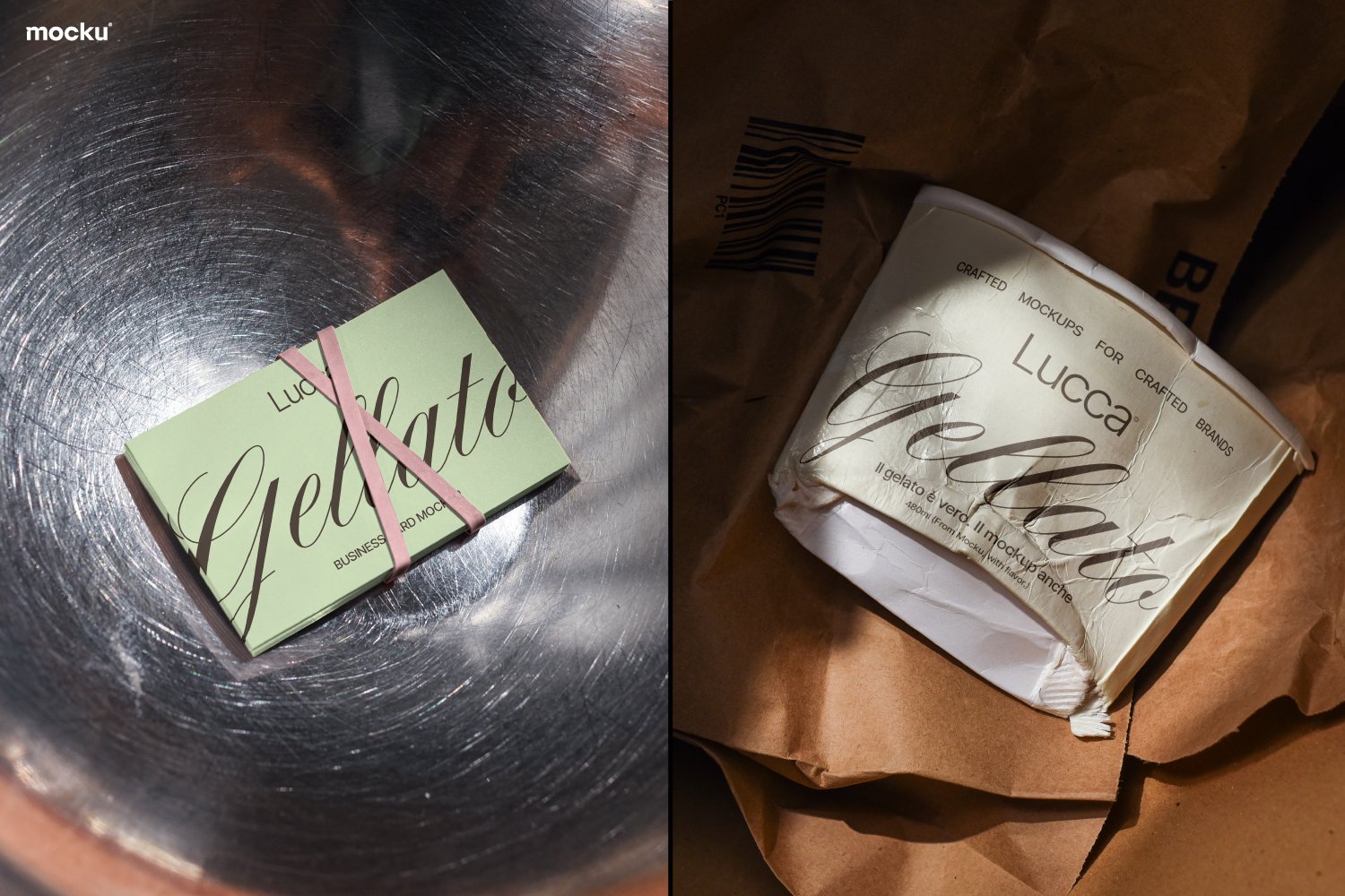 Gelato Branding Mockup Set