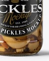 Glass Jar with Porcini Mushrooms Mockup