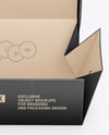 Kraft Perforated Paper Takeaway Food Box Mockup