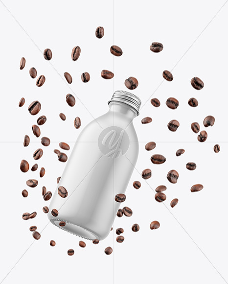 Matte Drink Bottle Mockup