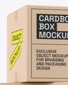 Two Cardboard Boxes Mockup
