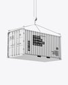 Hanging Shipping Container Mockup