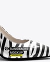Glossy Slingback Shoe Mockup