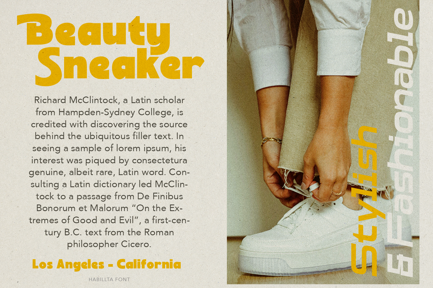 Habillta Display Font