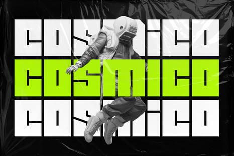 Cosmico - Futuristic Font - Fonts