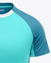Raglan Short Sleeve Jersey Mockup