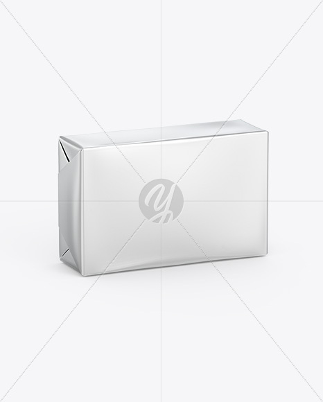 Metallic Butter Block Mockup