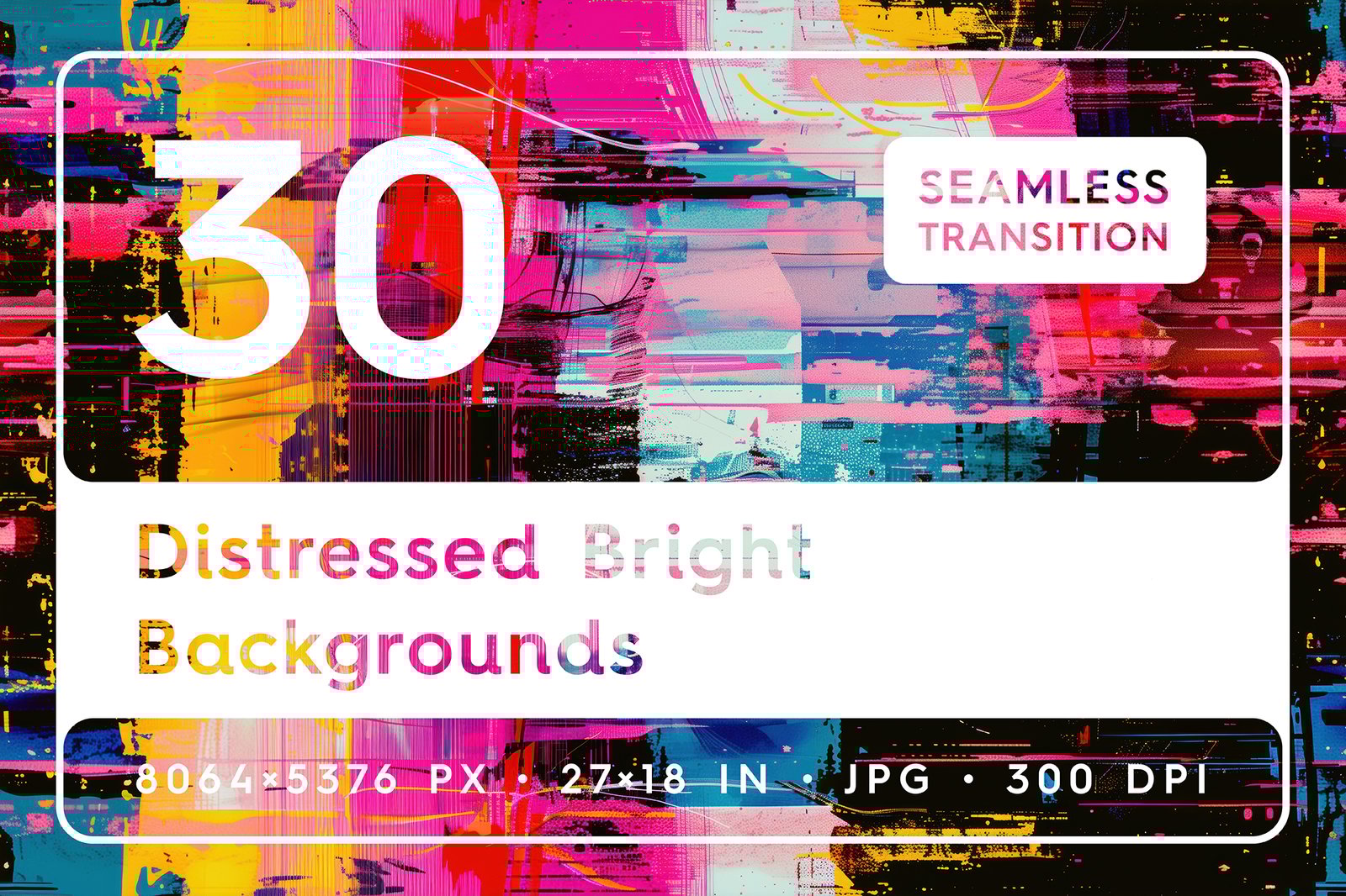 30 Distressed Bright Backgrounds