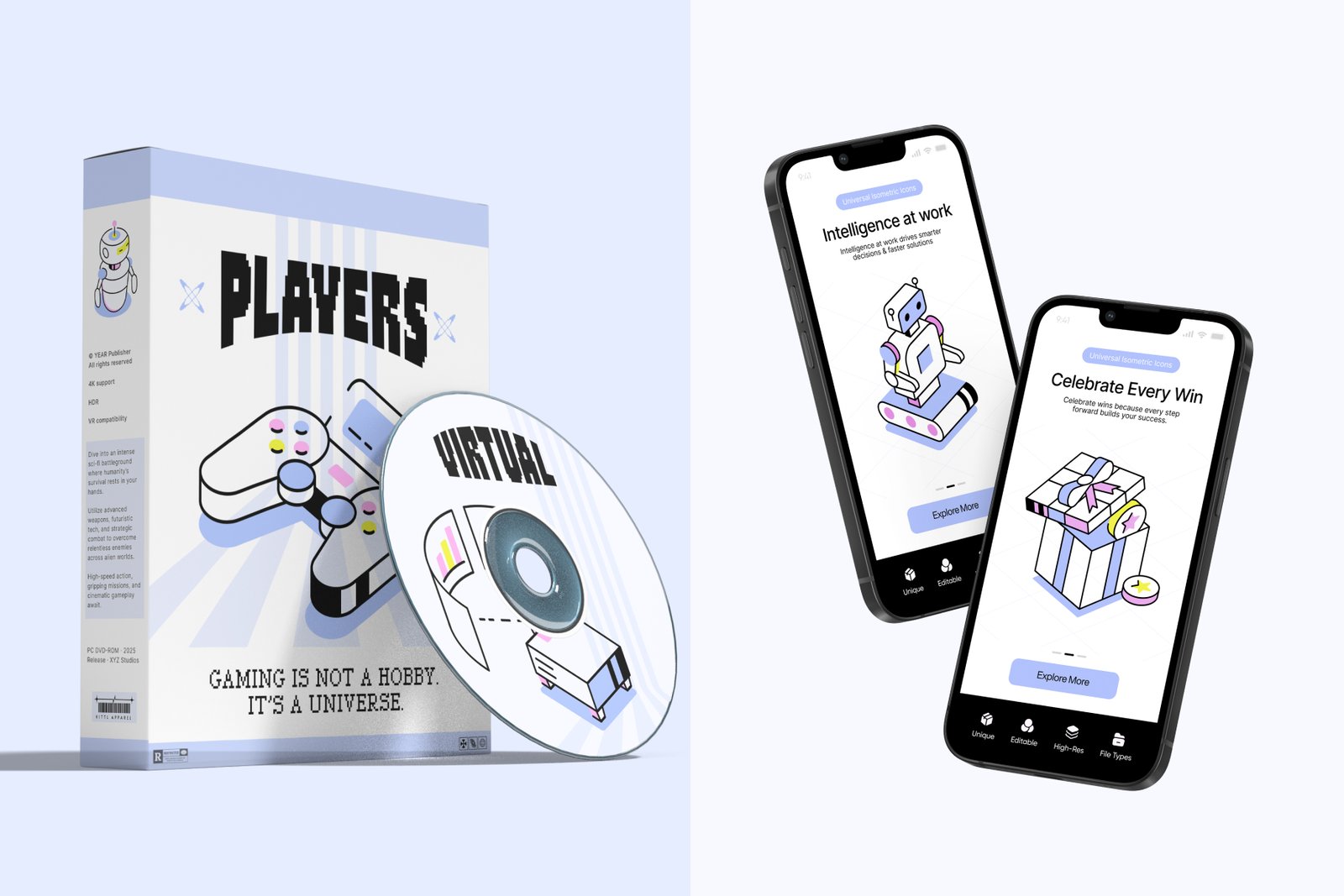 Universal Isometric Icons