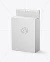 Paper Hanging Box Mockup – Half Side View