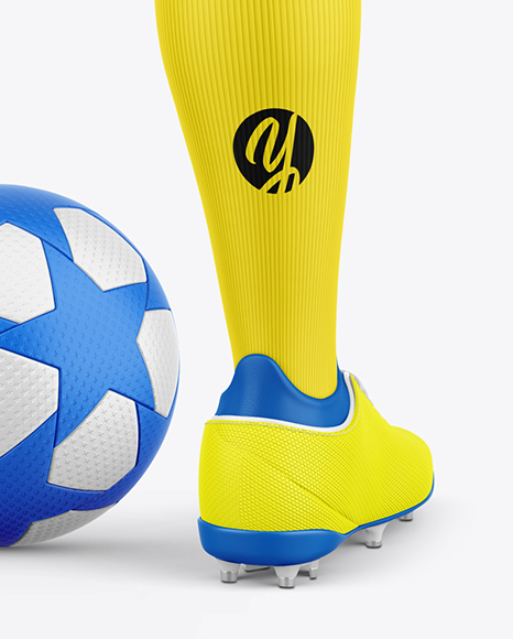 Soccer Kit w/ Mannequin Mockup - Back View