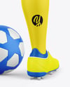 Soccer Kit w/ Mannequin Mockup - Back View