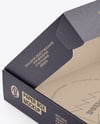 Kraft Paper Box with Plastic Handle Mockup