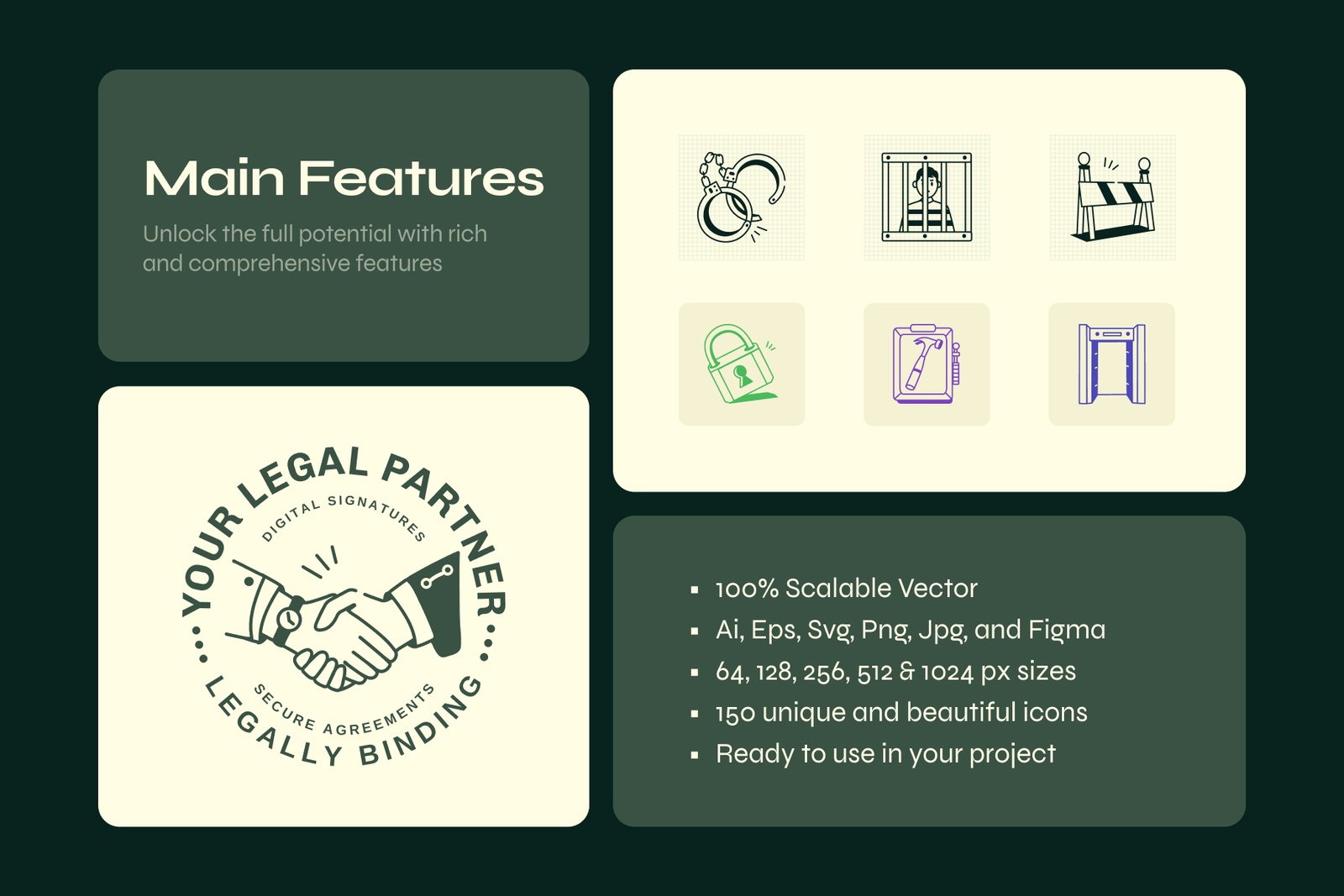 Court Drawing Art Set