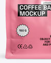 Matte Coffee Bag Mockup