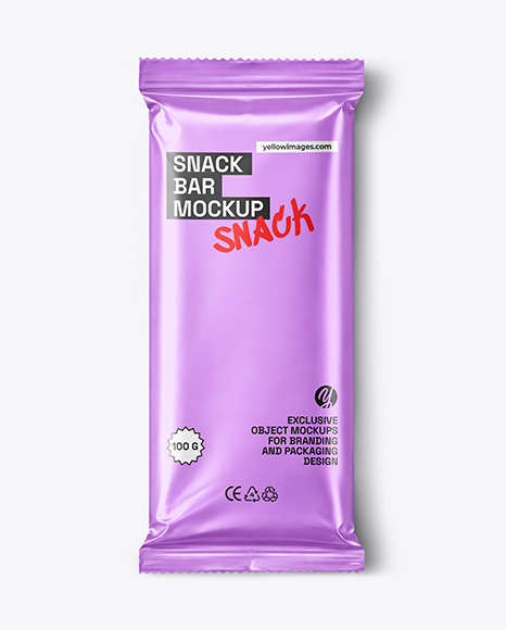 Matte Chocolate Bar Mockup