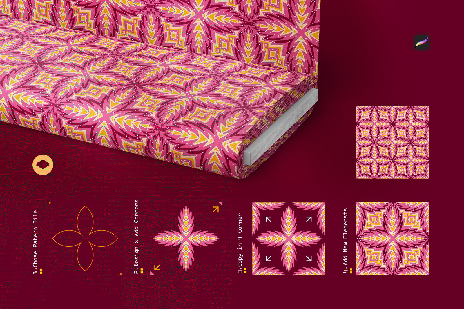 Pattern Kit - Procreate Stamp Brushes