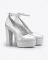 Pair of Platform Heels Mockup