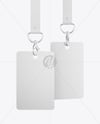 Two ID Cards Mockup