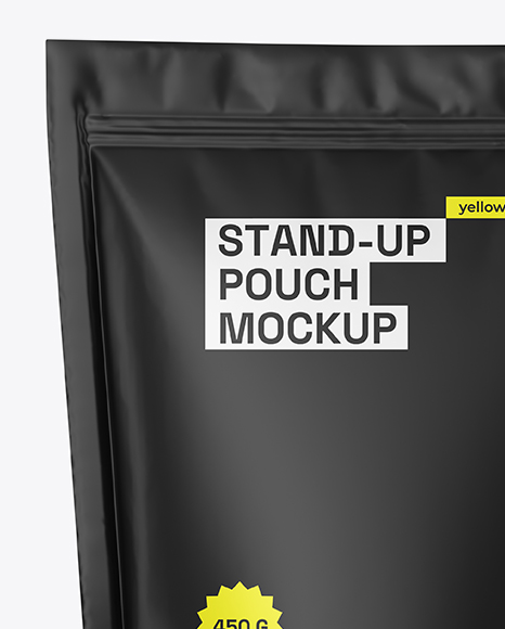 Matte Stand-up Pouch Mockup