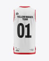 Basketball Jersey Mockup - Back View