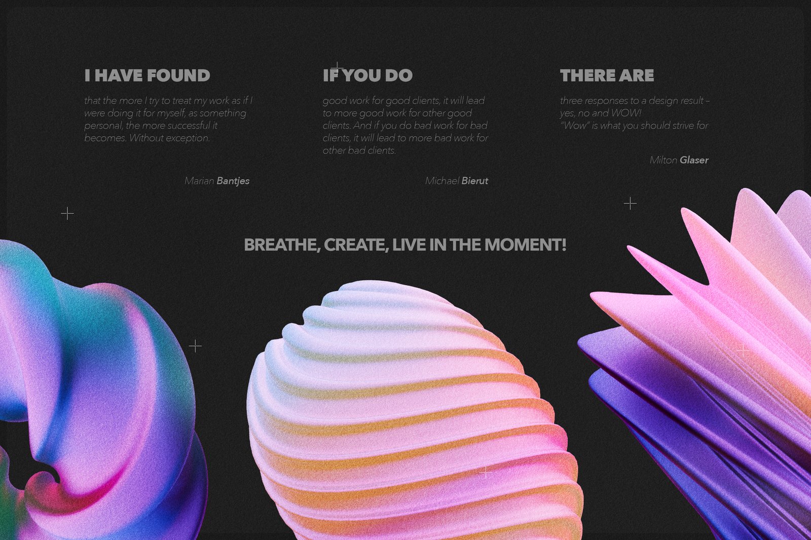 Y2K 3D Geometric Shapes Collection
