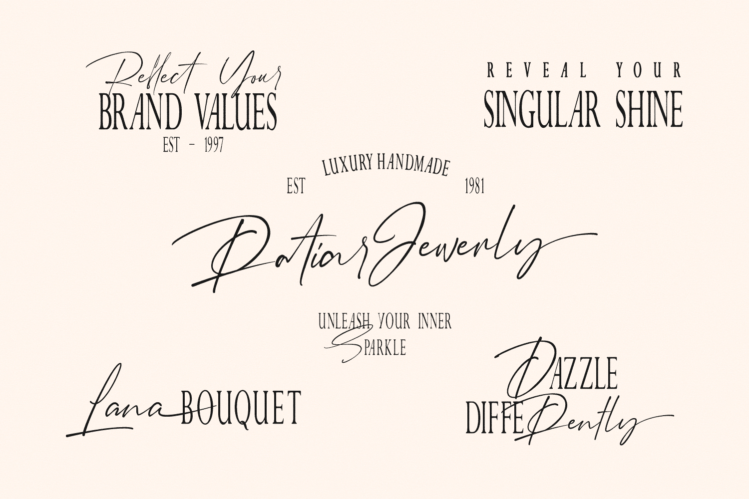 Ceglar – Font Trio Unique Styles