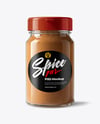 Glass Jar with Cinnamon Powder Mockup