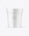 Matte Ice Cream Cup Mockup