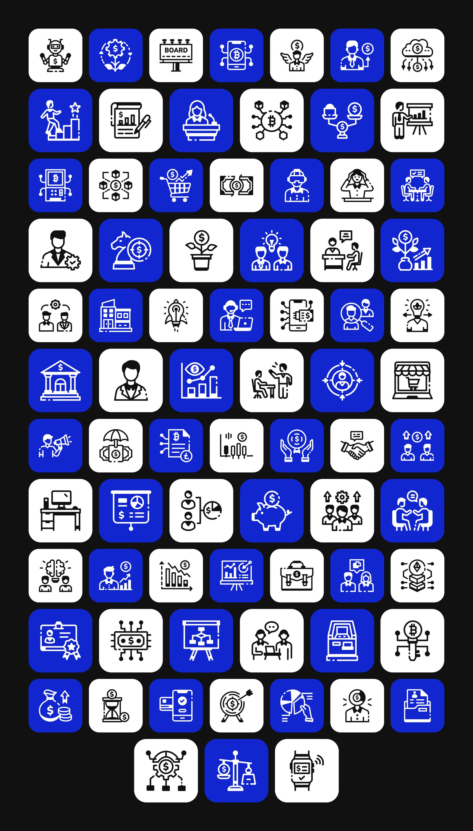 Business and Investment Icon Set