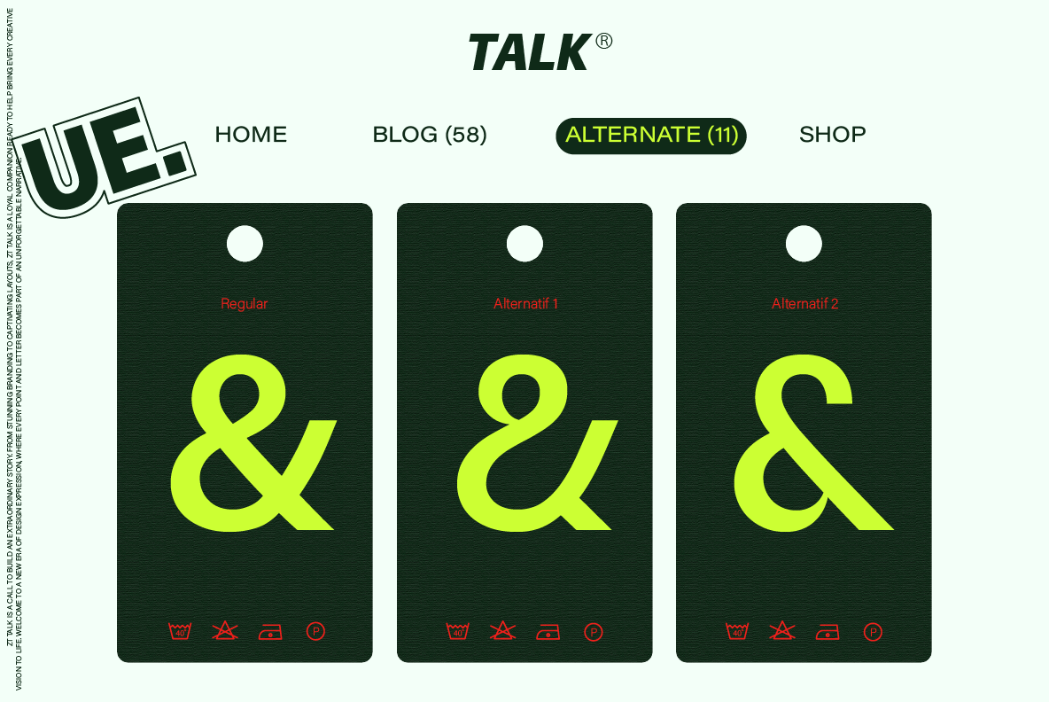 ZT Talk Font