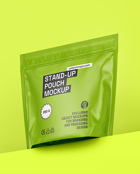 Matte Stand-up Pouch Mockup