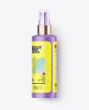 Matte Cosmetic Bottle with Spray Pump Mockup