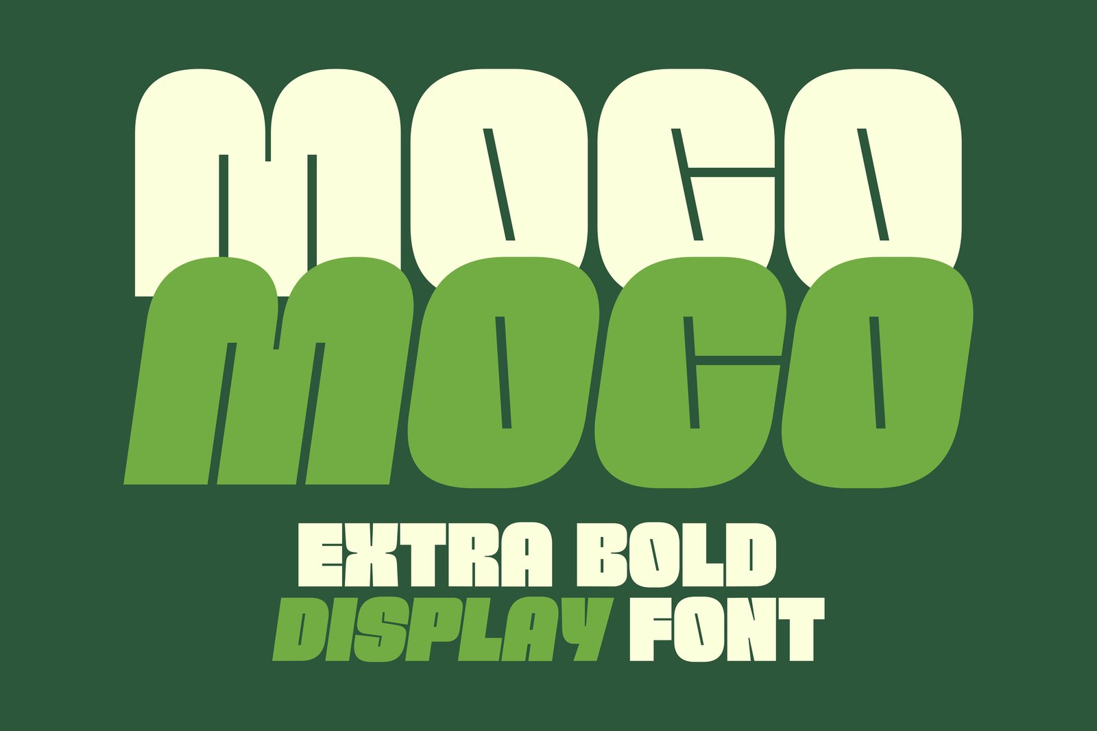 Moco – Extra Bold Display Font