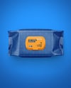Matte Wet Wipes Pack Mockup