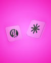 Frosted Glass Icons Mockup