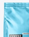 Metallic Coffee Bag Mockup