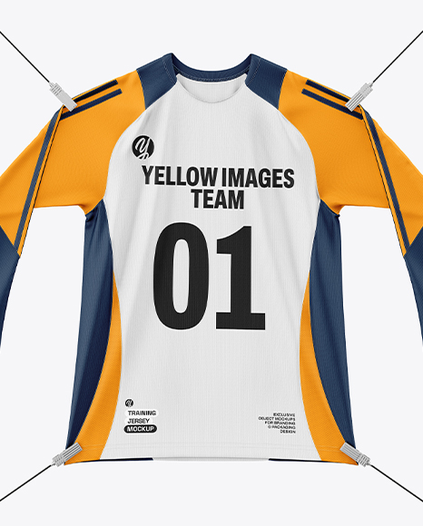 Training Jersey Hanging on a Hooked Frame Mockup