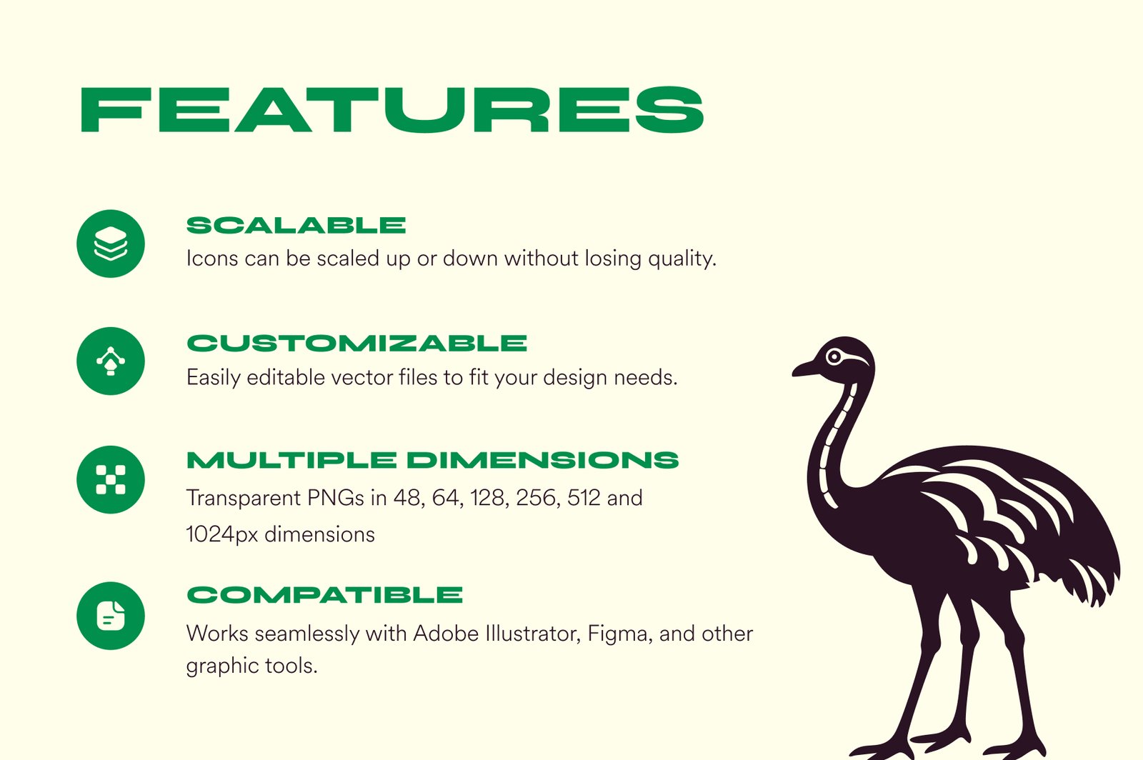 Birds Silhouette Icon Set