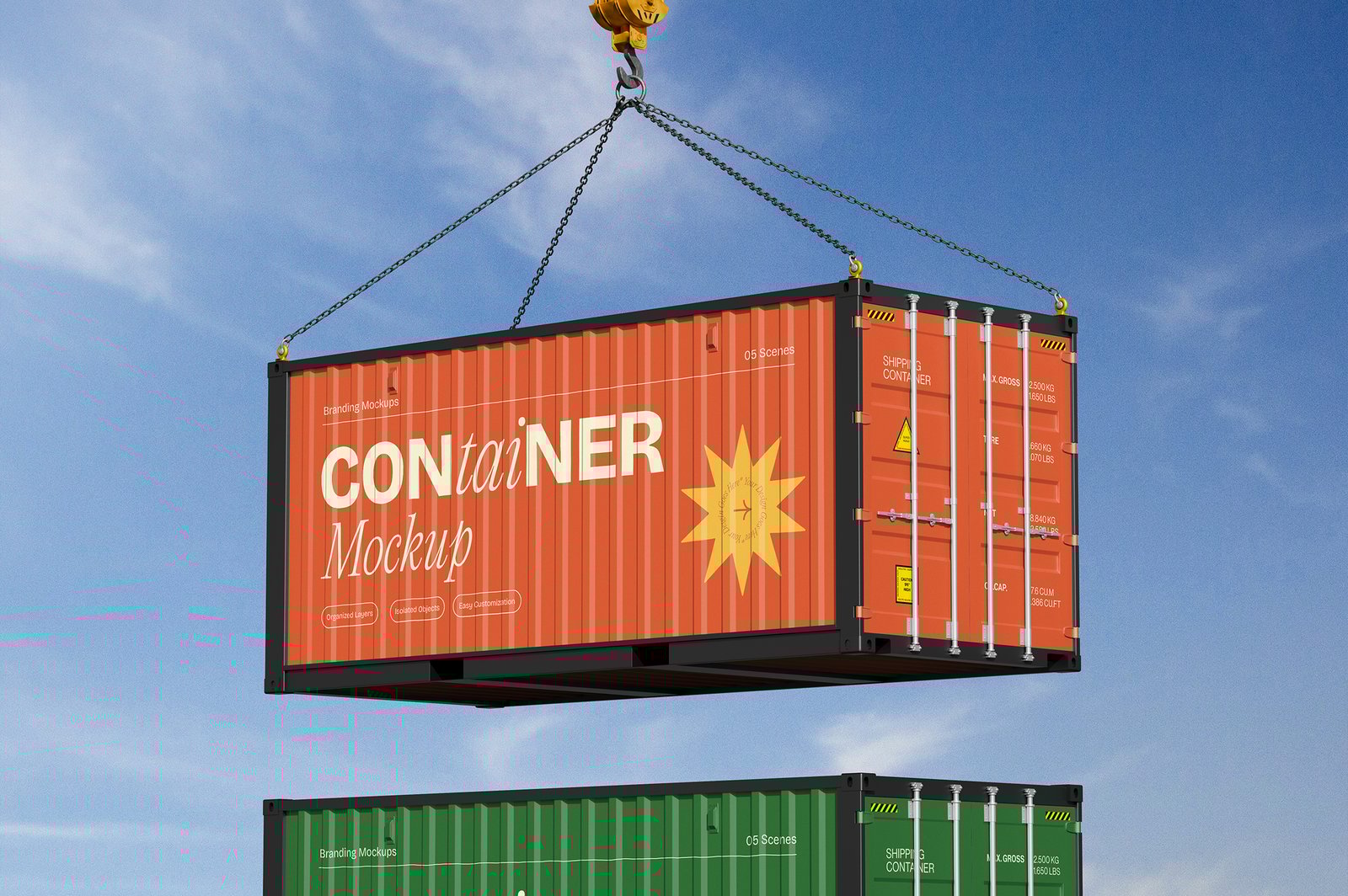 Shipping Container Mockup