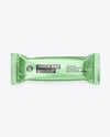 Matte Metallic Snack Package Mockup