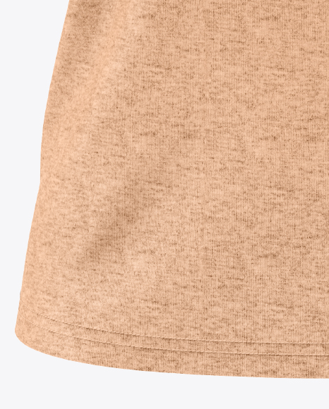 Heather T-Shirt Mockup - Front View