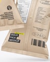 Kraft Paper Snack Bags Mockup