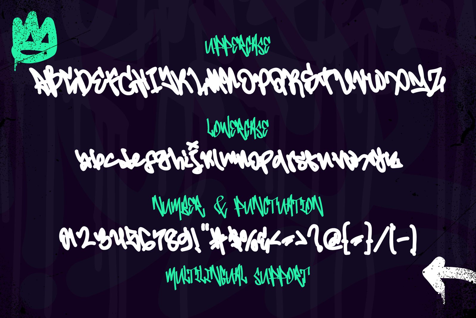 Misty Lines - A dripping Monoline Graffiti Font