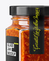 Glass Hexagonal Jar with Meat Ragu Mockup