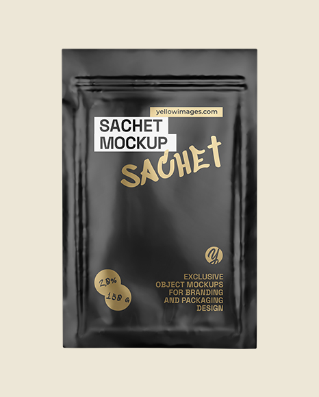 Matte Sachet Mockup