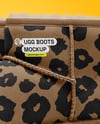 Pair of Women's UGG Boots Mockup
